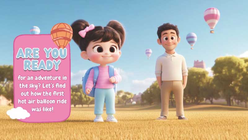 hot air balloon story for kids