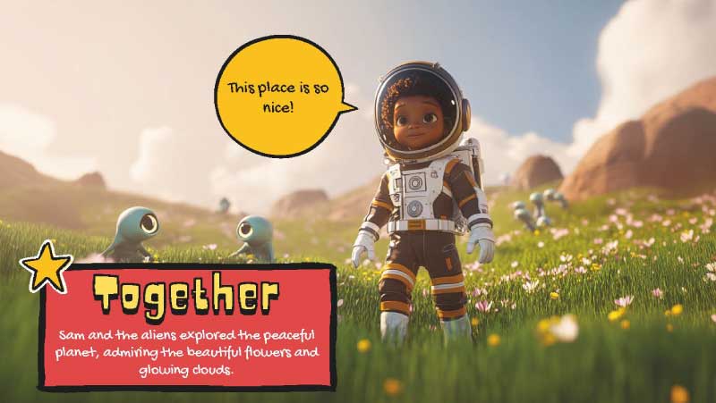 space adventure story for preschoolers