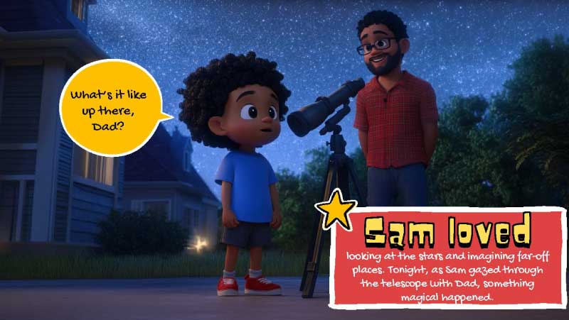 space exploration story for children