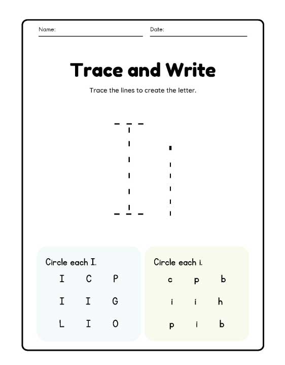 أنشطة تعليم الحروف للأطفال