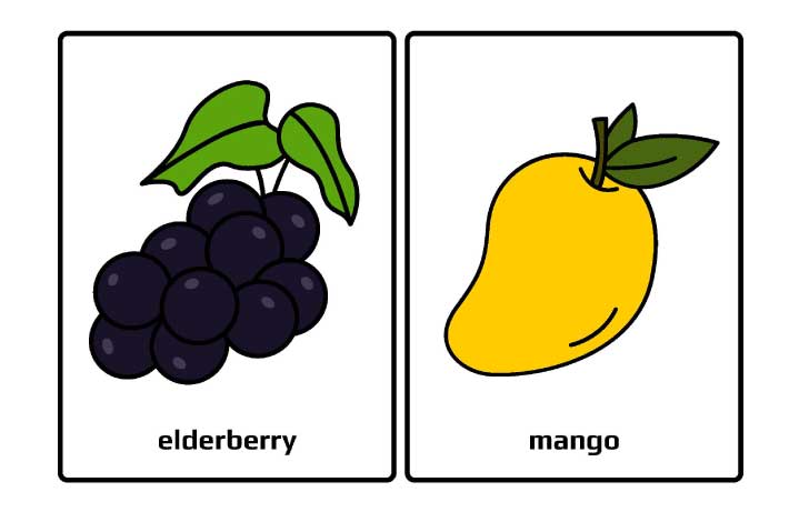 تعليم أسماء الفواكه للأطفال