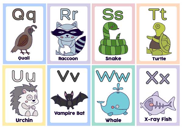 ABC animal activities