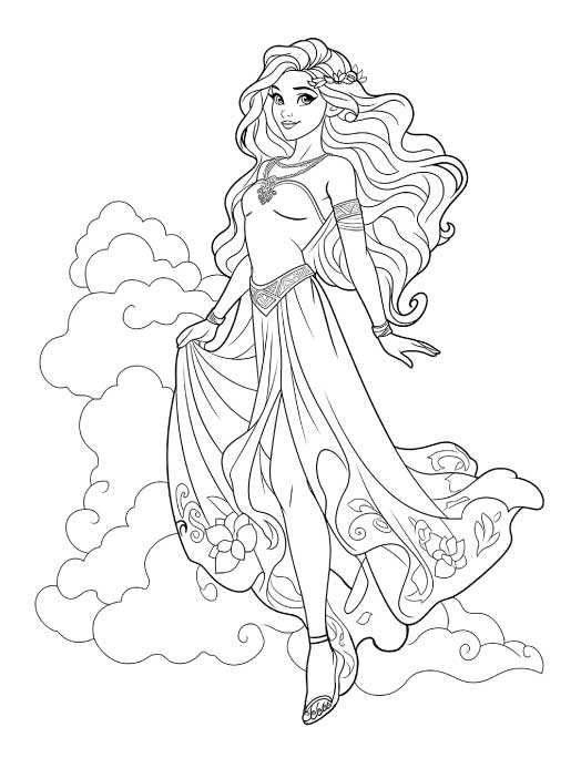 fantasy coloring activities