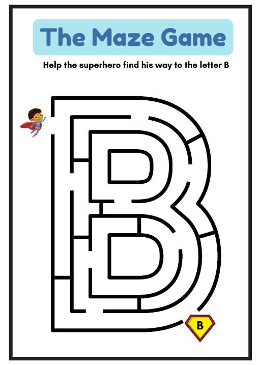 preschool maze games