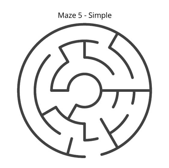 printable maze activities