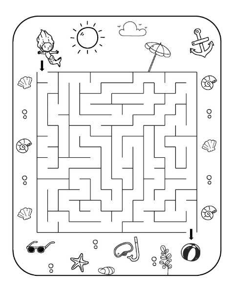 printable mazes for preschool